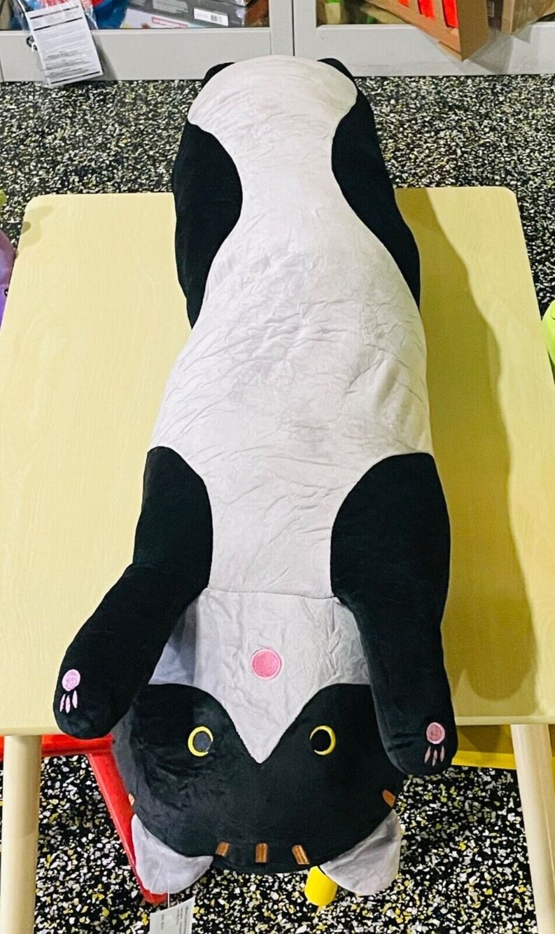 Kawaii Cat Body Pillow Plush Toy- Over 50" long